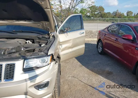 2015 Jeep Grand Cherokee Overland z USA, uszkodzony, nr VIN 1C4RJECG4FC646756